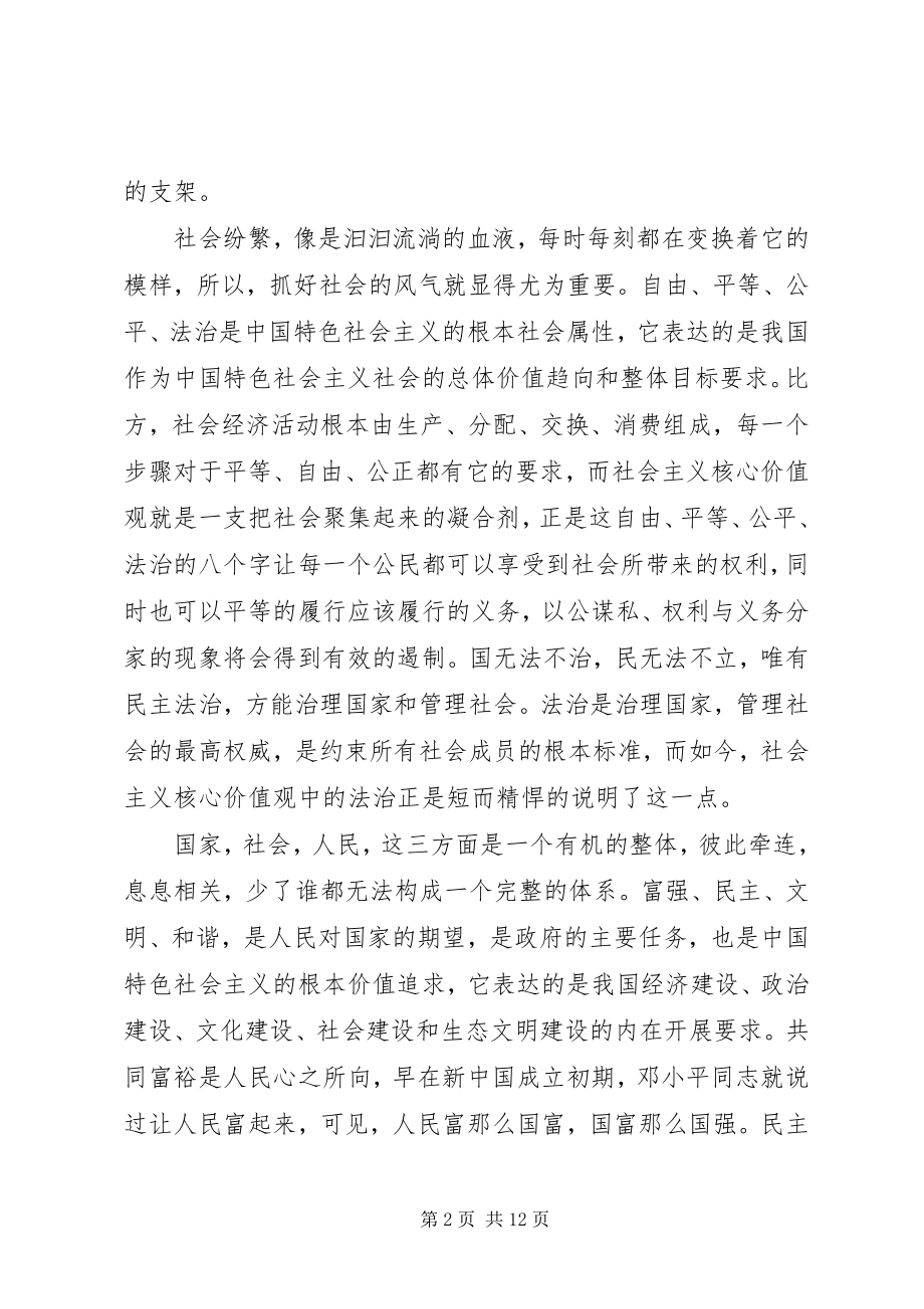 2023年我为社会主义核心价值观代言优秀演讲稿.docx_第2页