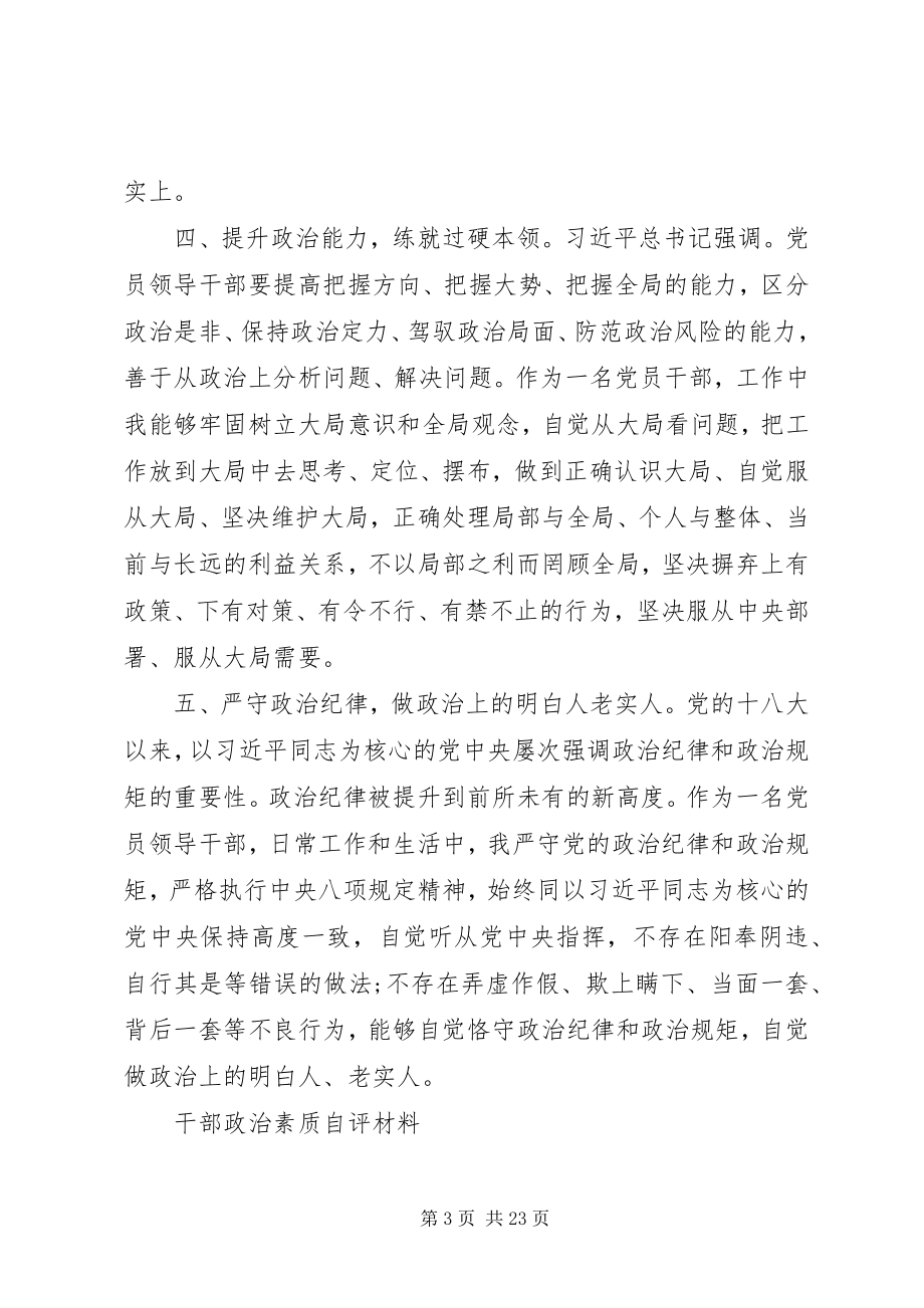 2023年政治素质自查报告大全.docx_第3页