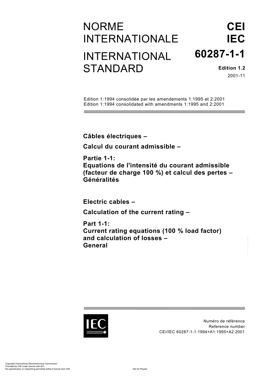 IEC_60287_1-1_Cable_Sizing.pdf_第1页