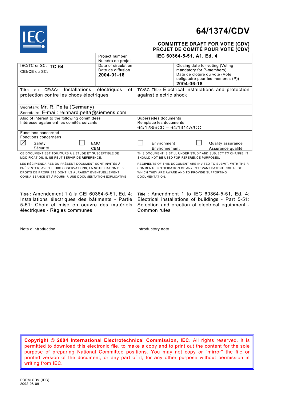 IEC_64-1374e-CDV.pdf_第1页