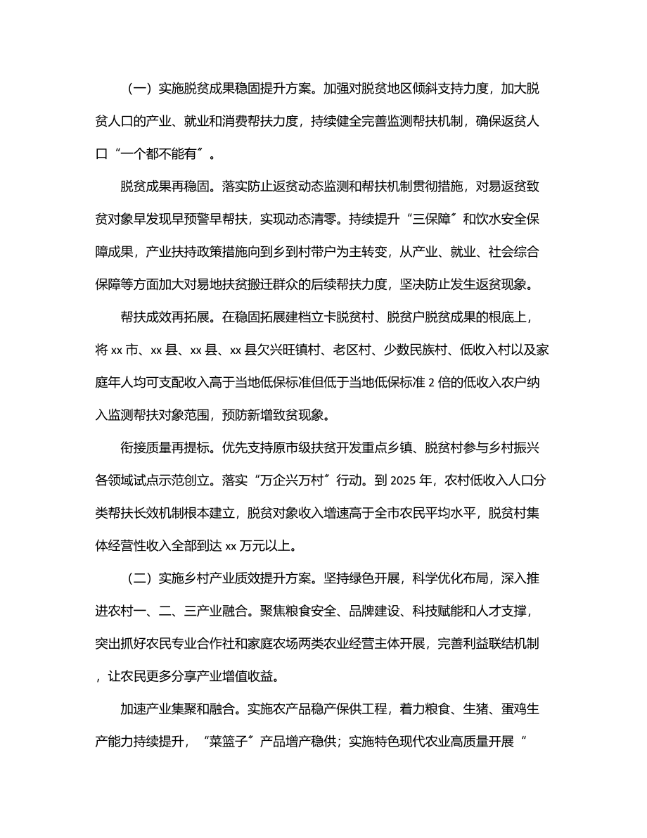 全市乡村振兴专项工作行动方案.docx_第2页