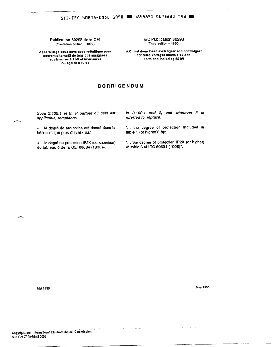 IEC_60298-199020Parte1.pdf_第1页