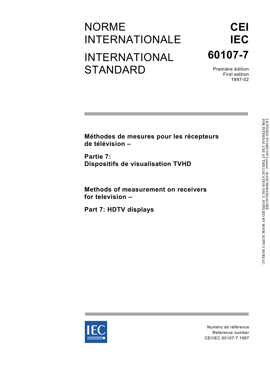 IEC_60107-7-1997.pdf_第1页