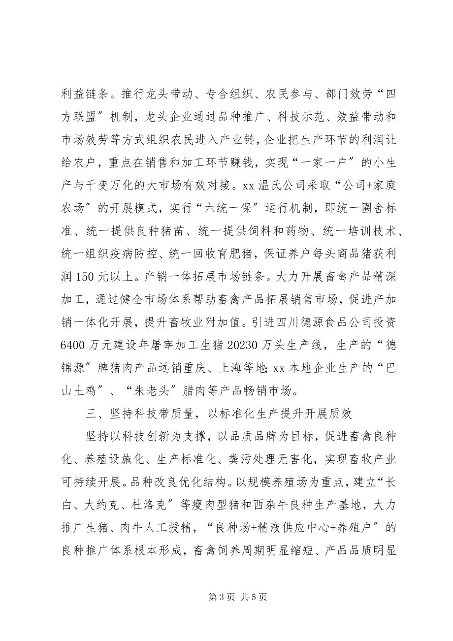 2023年现代畜牧业发展经验做法.docx_第3页