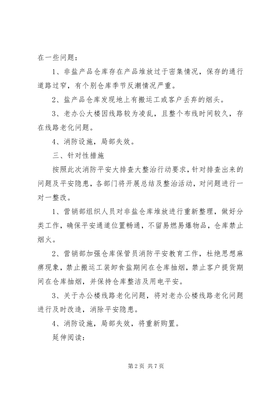 2023年消防安全整治总结及小结.docx_第2页