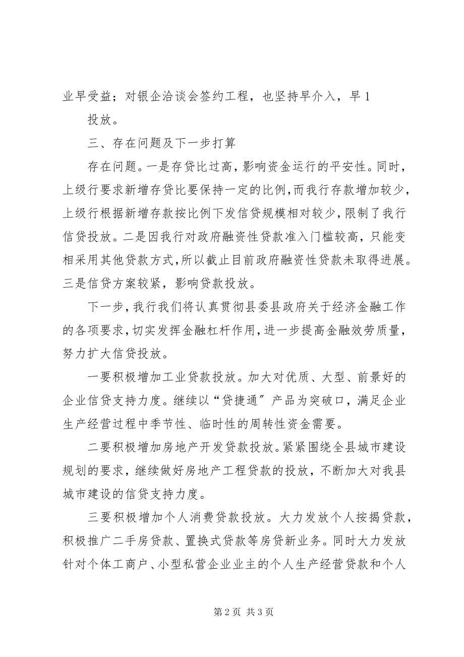 2023年银行金融形势分析会汇报材料.docx_第2页