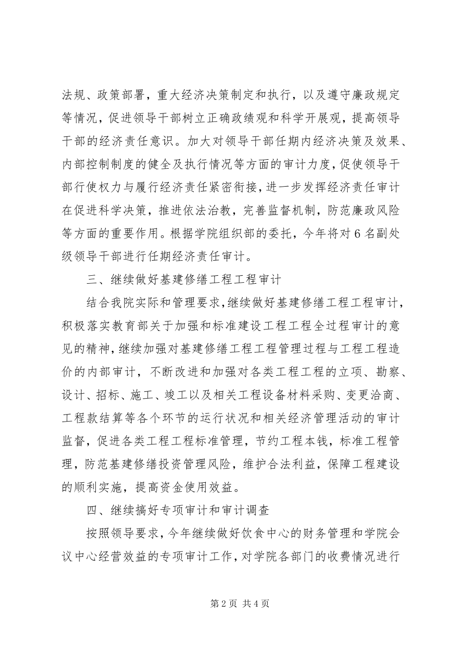 2023年高职审计工作计划.docx_第2页