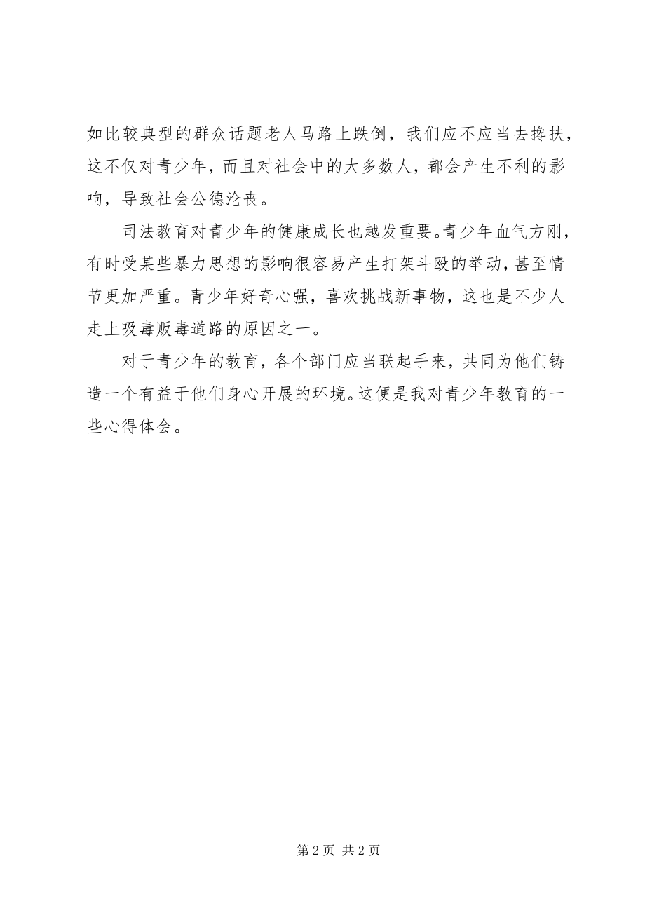 2023年青少年教育方面的心得体会.docx_第2页