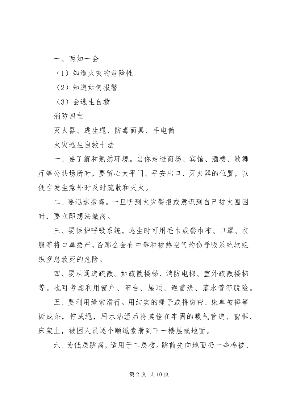 2023年消防安全自查表.docx_第2页