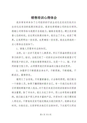 2023年销售培训心得体会.docx