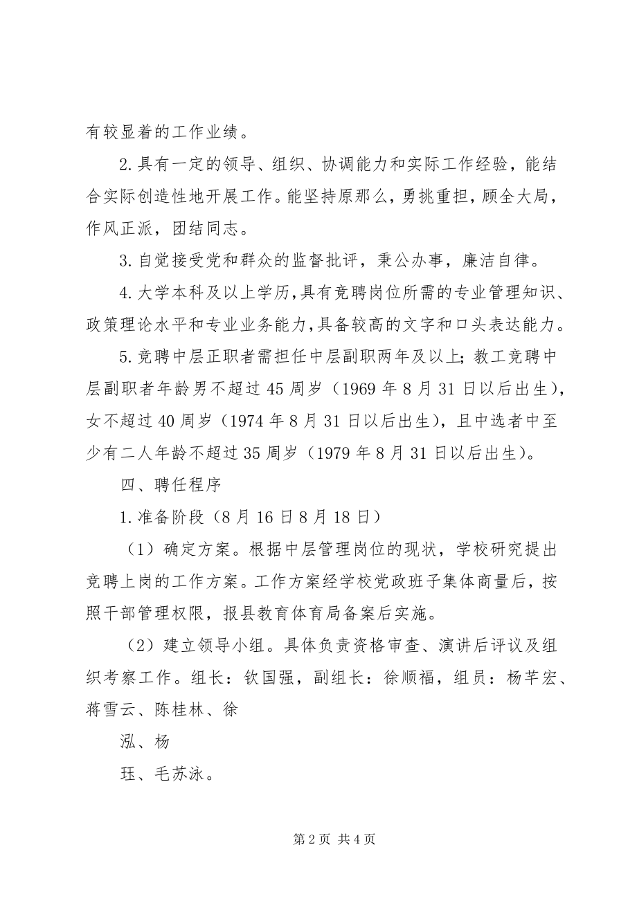 2023年兴长中学中层干部竞聘上岗实施方案.docx_第2页