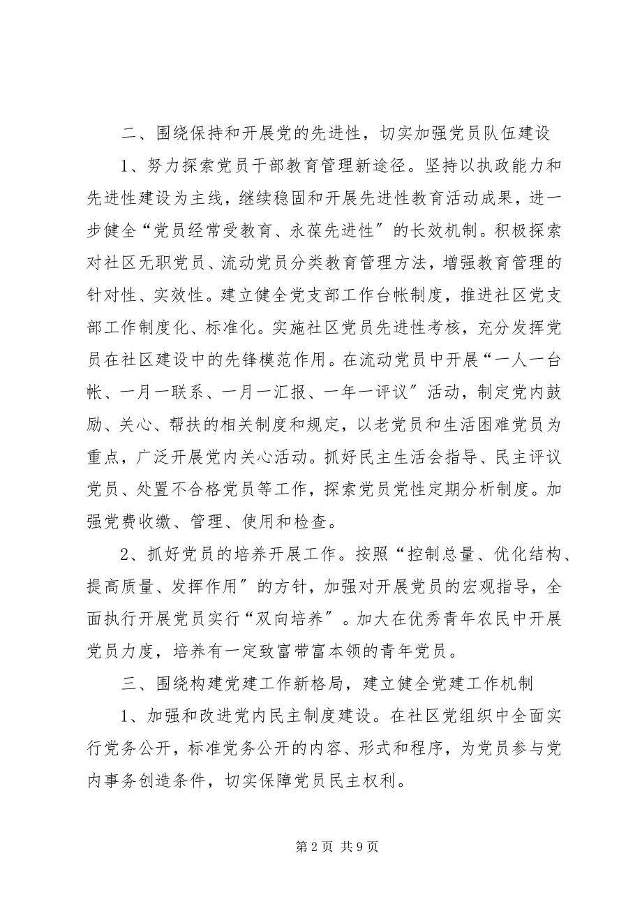 2023年社区支部年度工作计划.docx_第2页