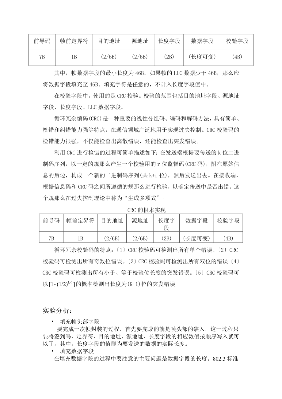 2023年计算机网络+课程设计源代码和实验报告+帧封装IP数据包解析和发送TCP数据包.docx_第3页