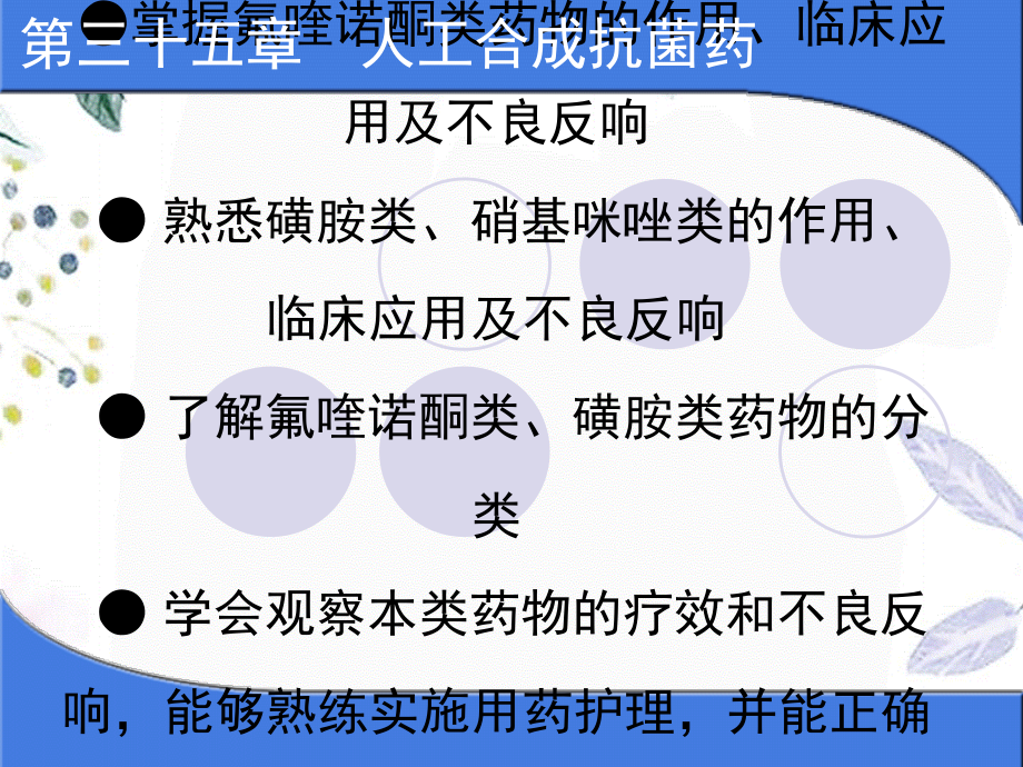 2023年人工合成抗菌药（教学课件）.ppt_第2页