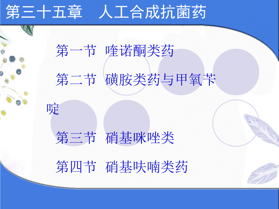 2023年人工合成抗菌药（教学课件）.ppt_第3页