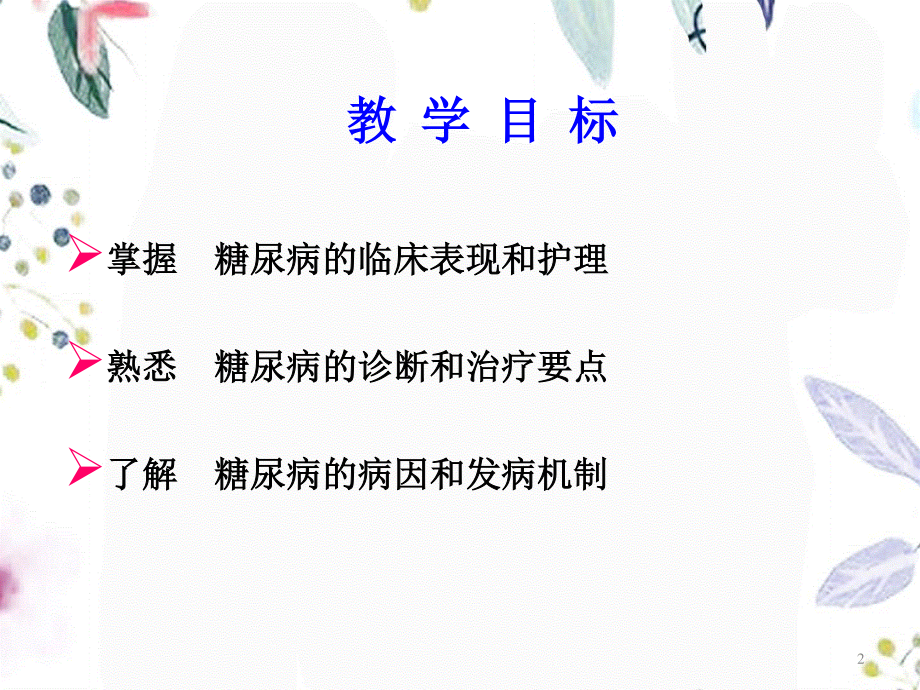 2023年专糖尿病huli（教学课件）.ppt_第2页