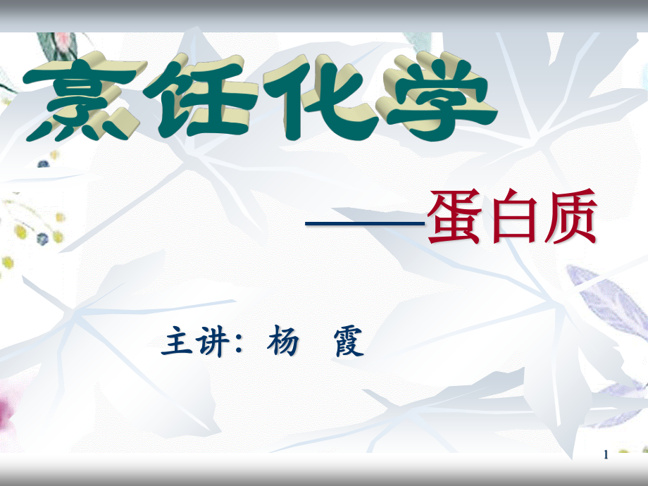 2023年第五蛋白质（教学课件）.ppt_第1页