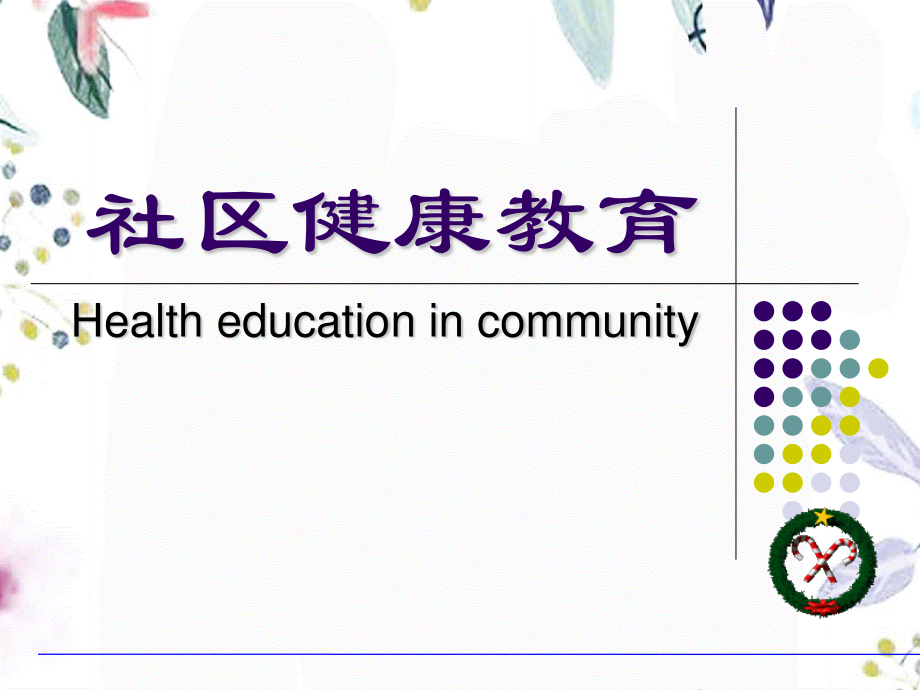 2023年社区护理区健康教育（教学课件）.ppt_第2页