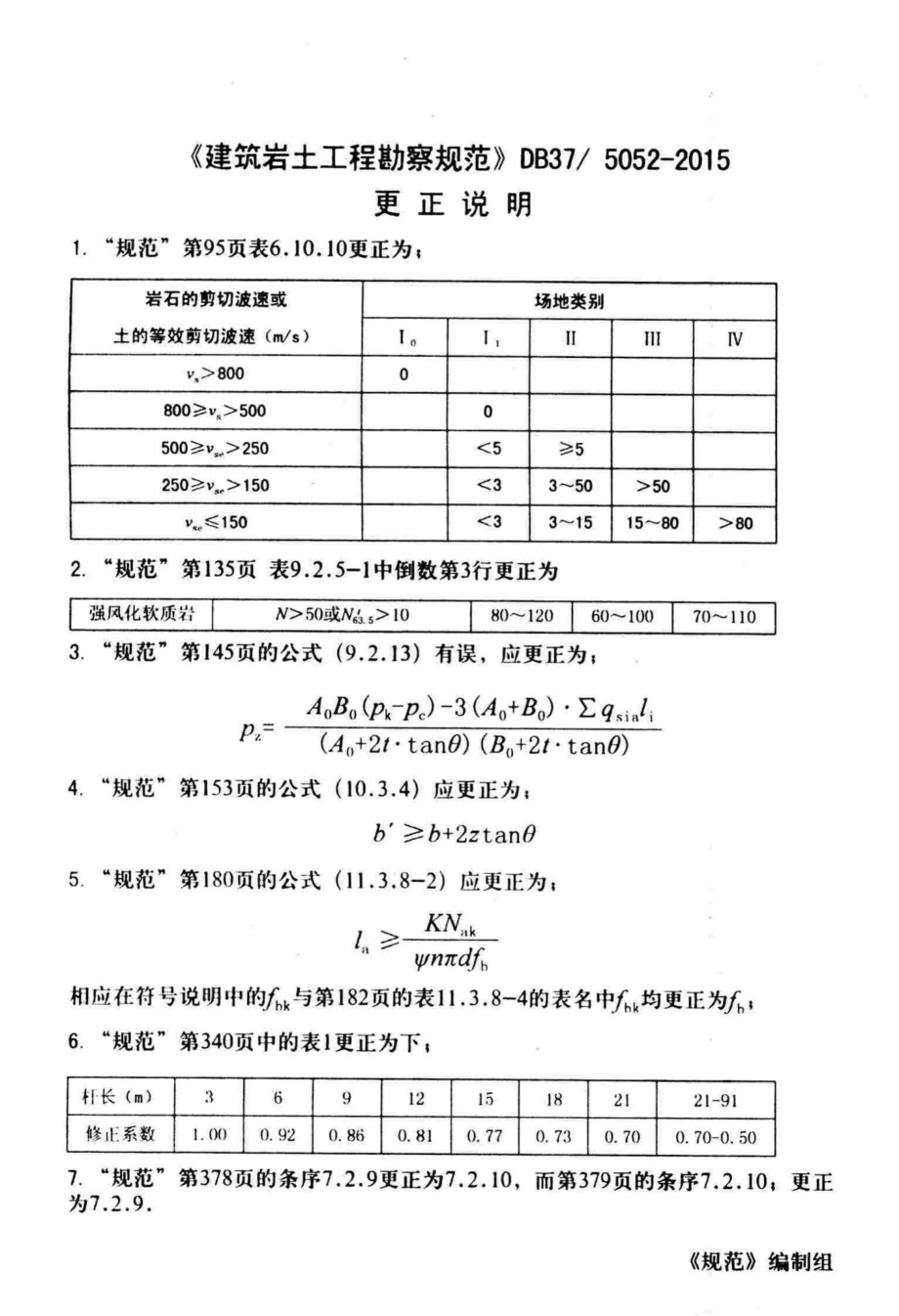 5052-2015：建筑岩土工程勘察设计规范.pdf_第2页