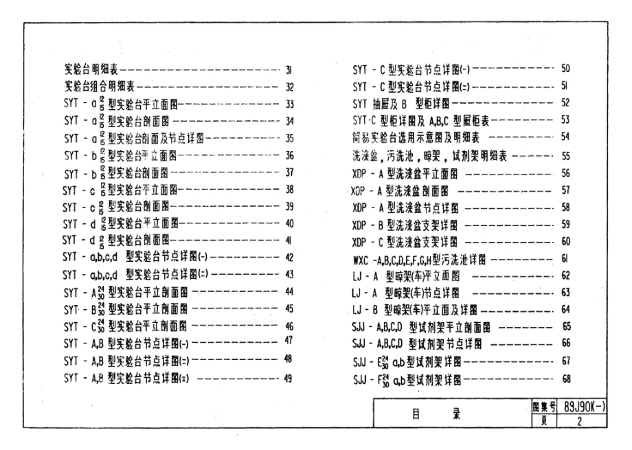 89J901(一)：实验室建筑设备（设计选用图）.pdf_第3页