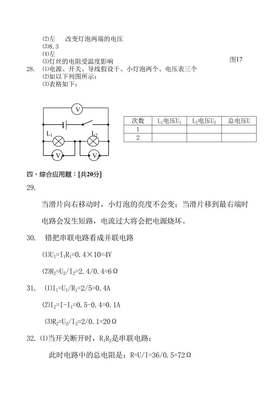 2023年春季期文昌八年级物理（下册）三月月考题答案初中物理.docx_第2页