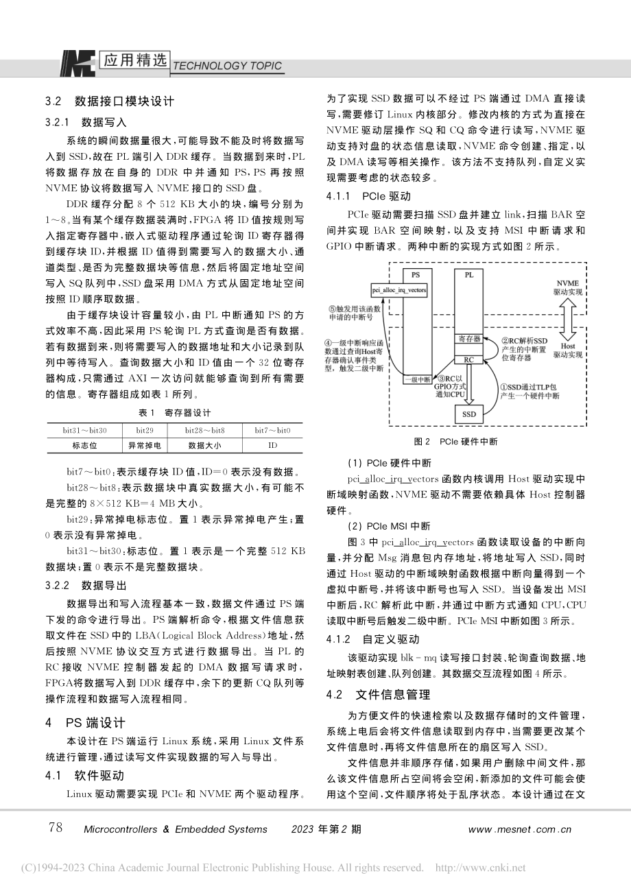 ZYNQ与NVME协议的模块化存储系统设计_殷平天.pdf_第3页