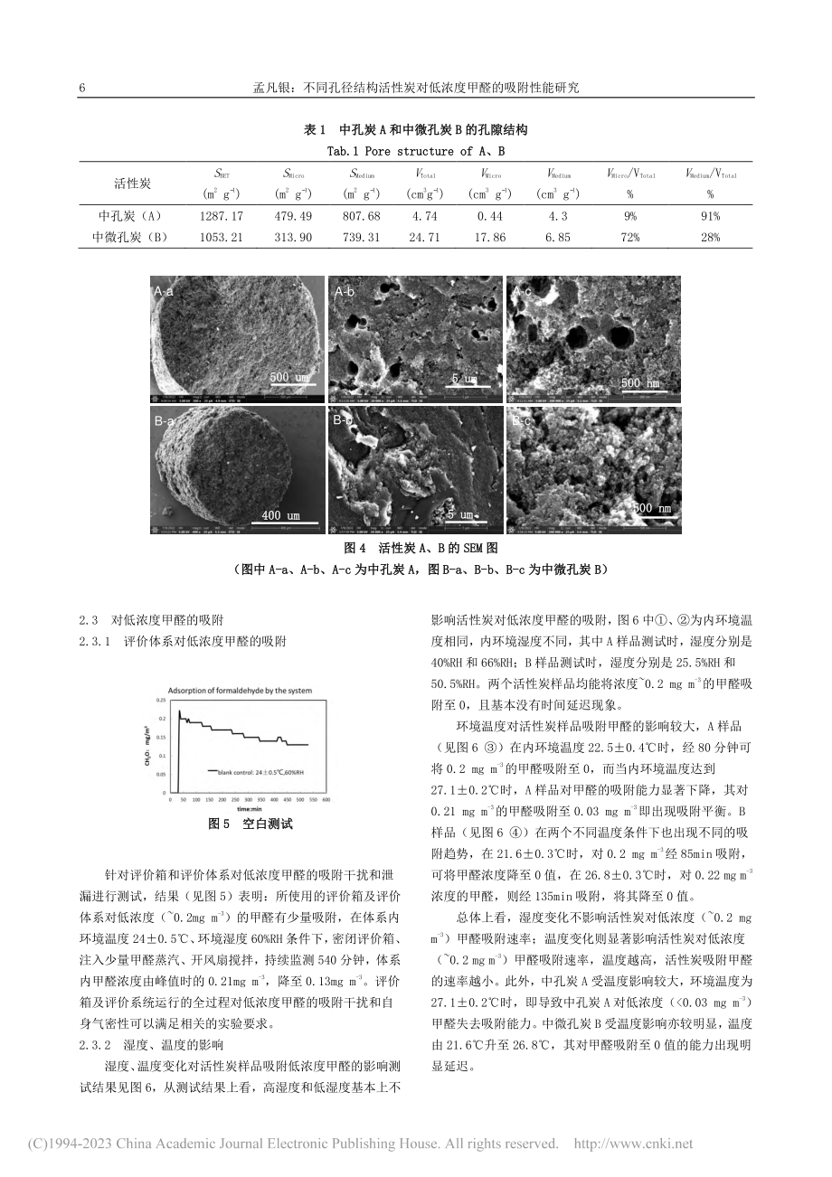 不同孔径结构活性炭对低浓度甲醛的吸附性能研究_孟凡银.pdf_第3页