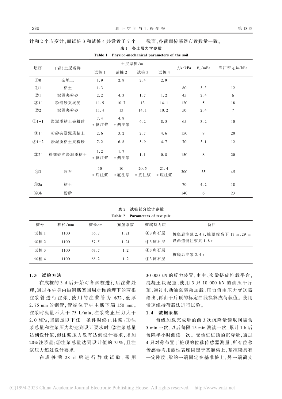 滨海软基后注浆灌注桩承载性状现场试验研究_林志豪.pdf_第3页