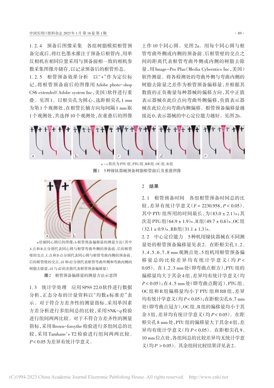 不同机用镍钛器械对重度弯曲根管成形能力的比较研究_李颜智.pdf_第3页