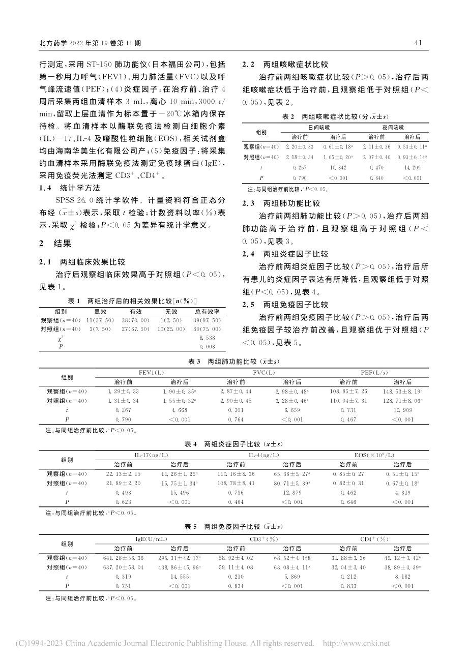 布地奈德联合孟鲁司特钠方案...咳嗽变异性哮喘治疗中的作用_赖远禄.pdf_第2页