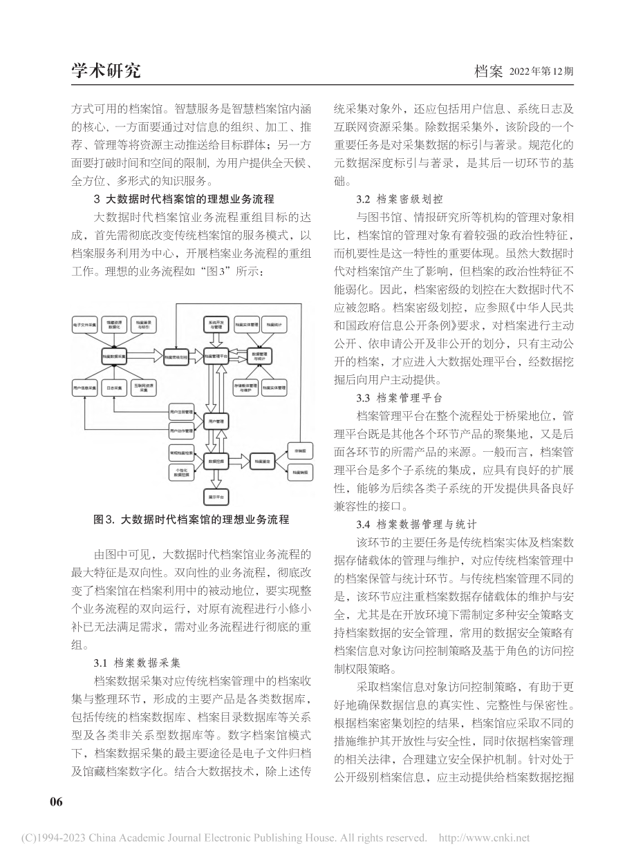 大数据技术视域下档案馆业务流程重组及实现路径_李顺东.pdf_第3页