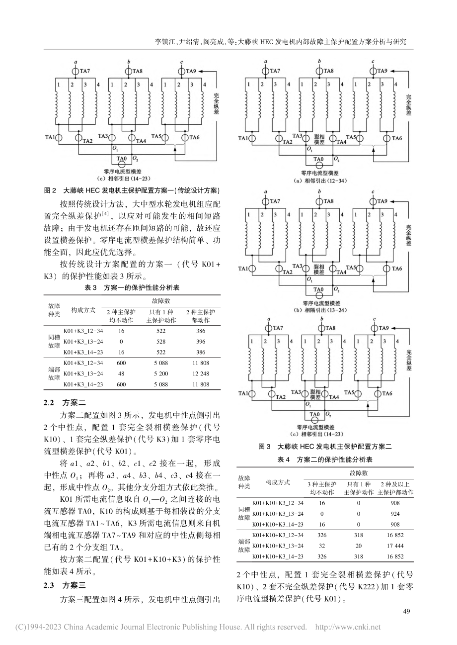 大藤峡HEC发电机内部故障主保护配置方案分析与研究_李镇江.pdf_第3页