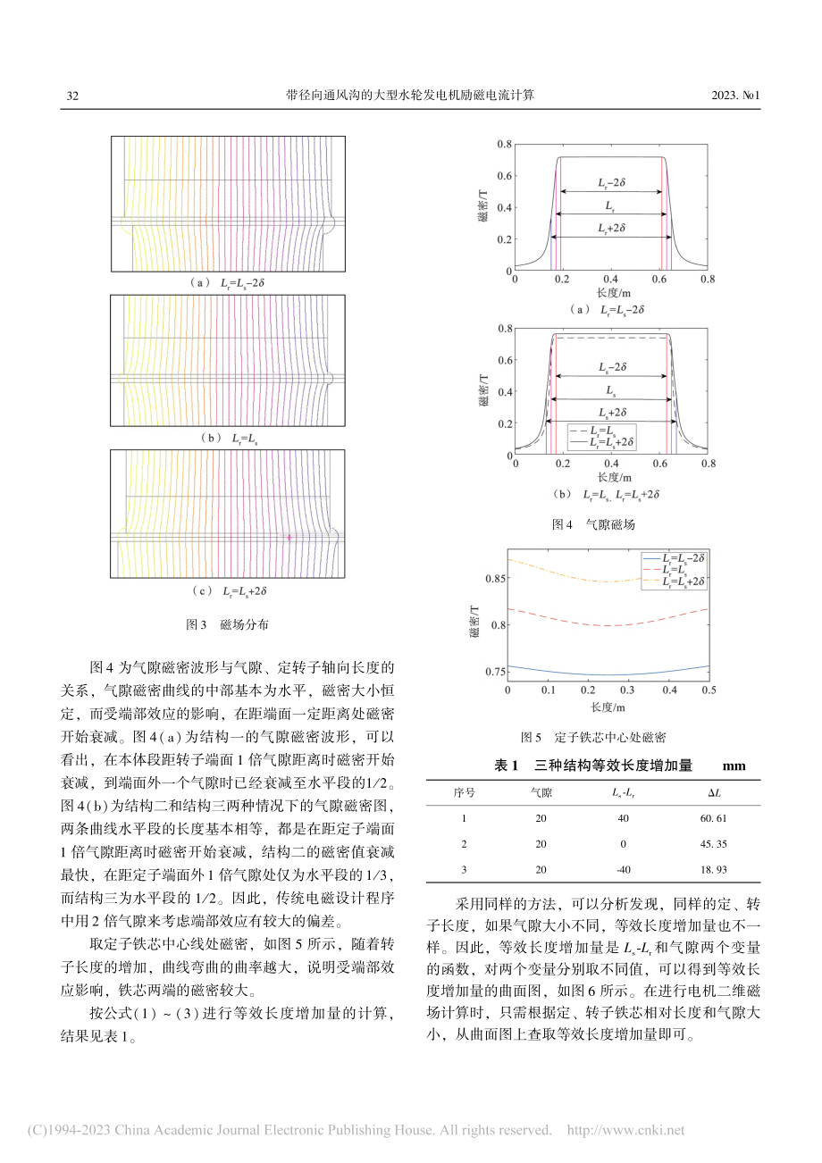 带径向通风沟的大型水轮发电机励磁电流计算_胡刚.pdf_第3页