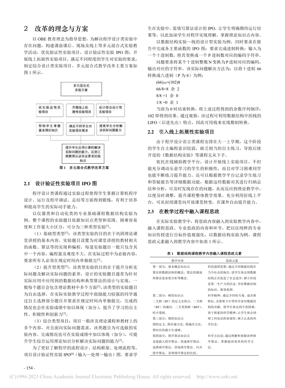 程序设计类实验的多元混合式教学研究_陈寿宏.pdf_第2页