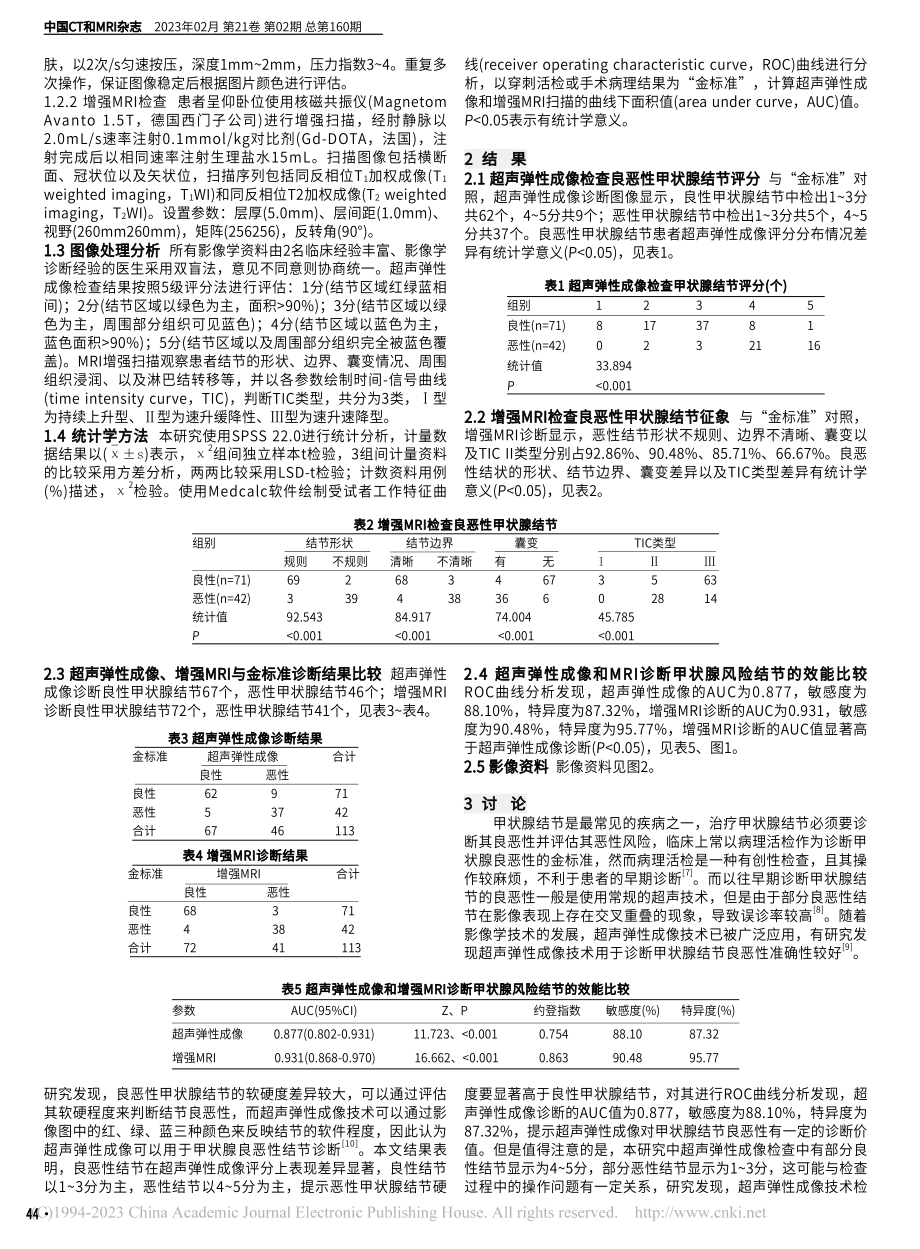 超声弹性成像、增强MRI用...状腺风险结节诊断和鉴别诊断_王伟.pdf_第2页