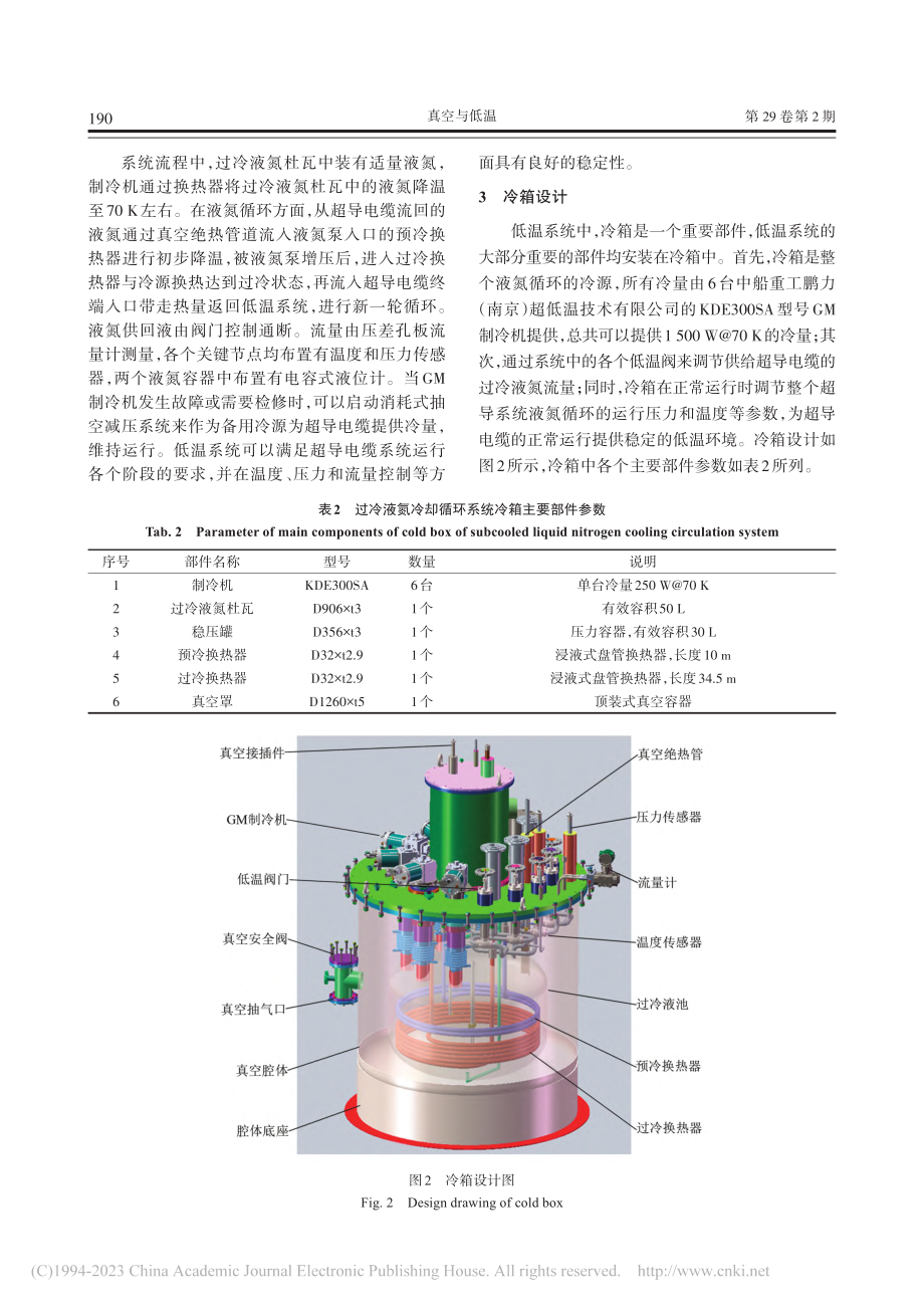 超导电缆过冷液氮冷却循环系统设计及试验验证_黎予颖.pdf_第3页