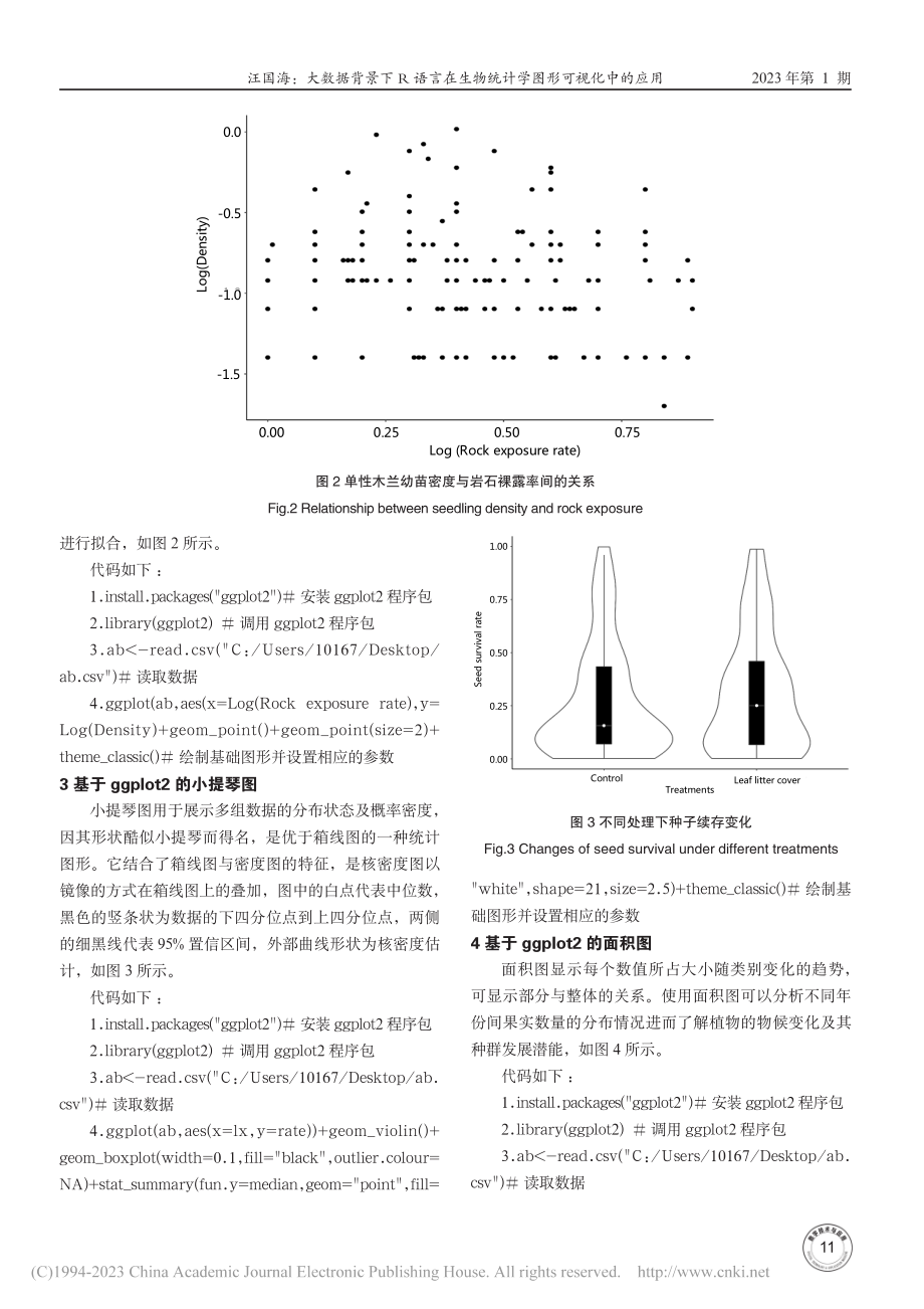 大数据背景下R语言在生物统计学图形可视化中的应用_汪国海.pdf_第2页