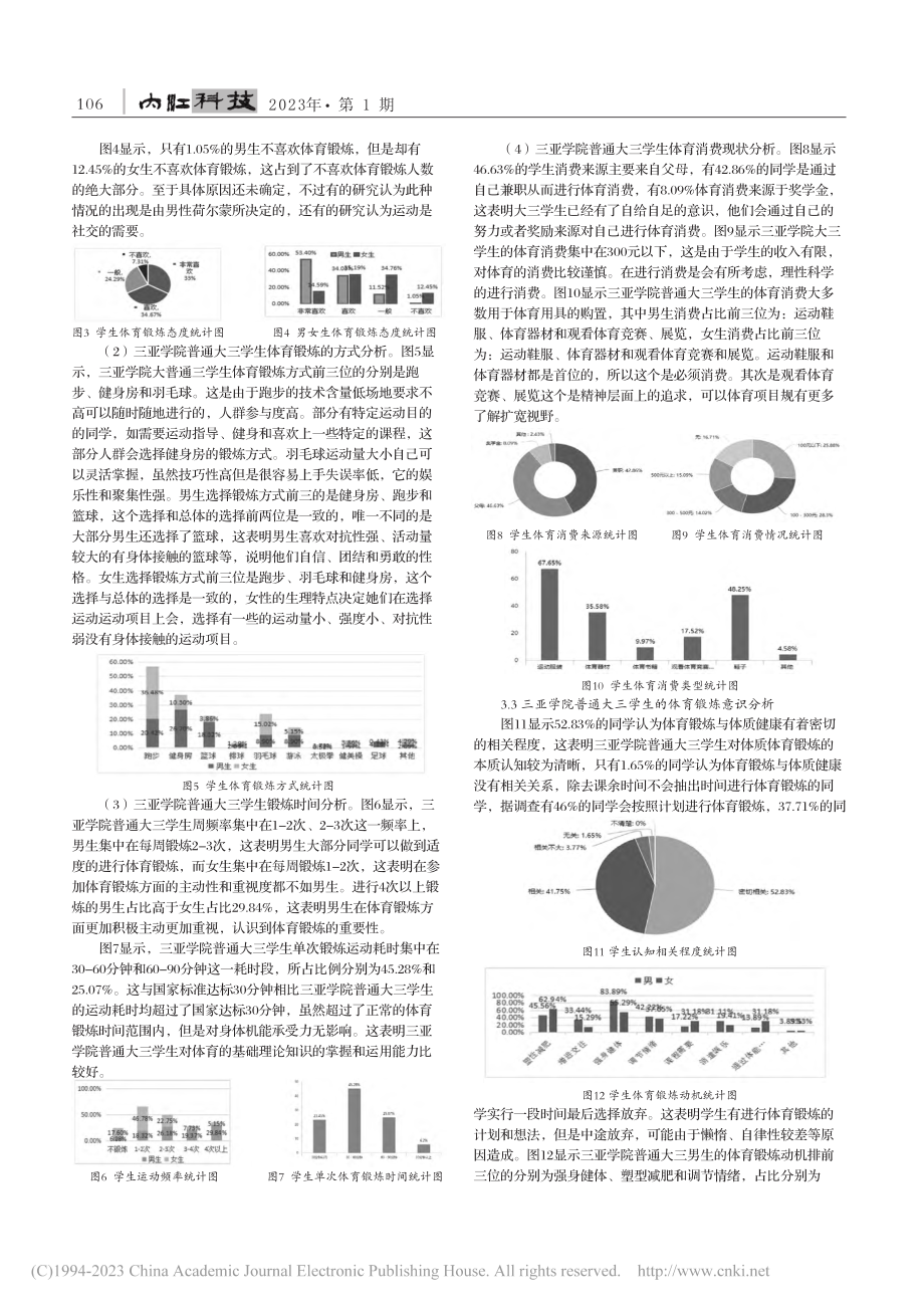 大三学生的体育锻炼现状研究——以三亚学院为例_石燕.pdf_第2页