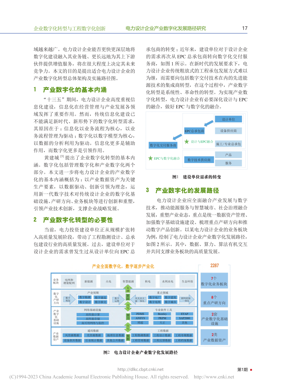 电力设计企业产业数字化发展路径研究_刘义达.pdf_第2页