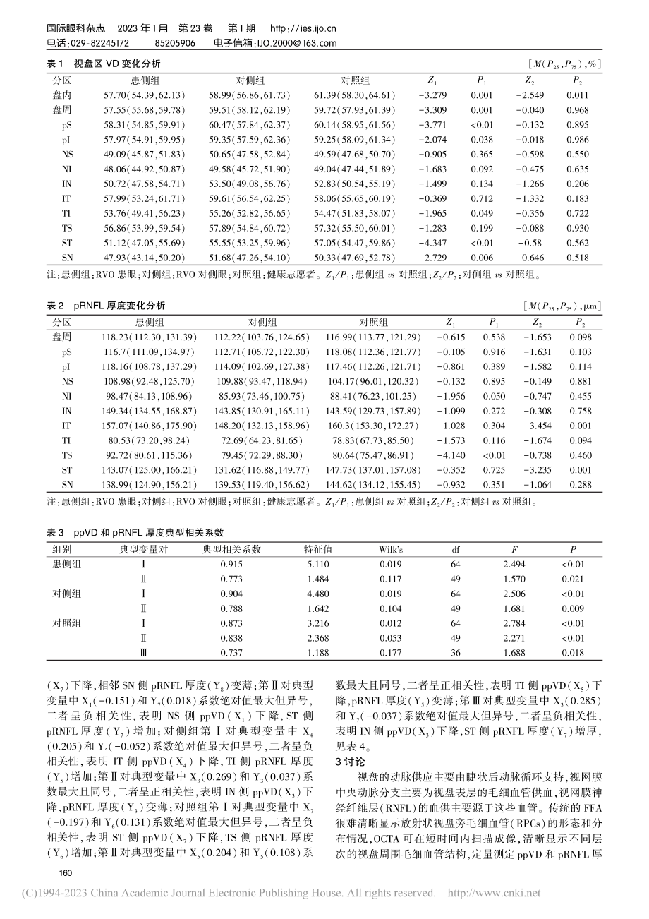 定量分析单眼视网膜静脉阻塞患者视盘区变化_朱少进.pdf_第3页