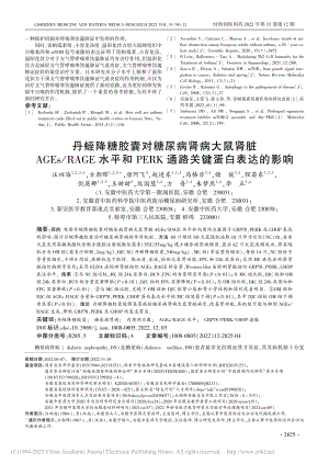 丹蛭降糖胶囊对糖尿病肾病大...RK通路关键蛋白表达的影响_汪四海.pdf