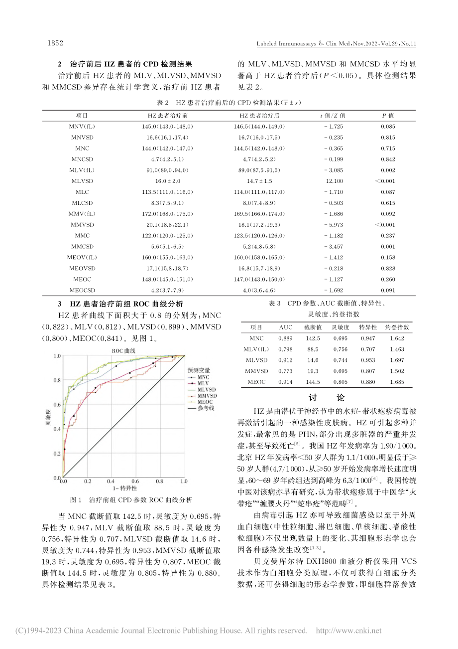 带状疱疹患者白细胞群落参数变化及临床应用分析_王岩.pdf_第3页