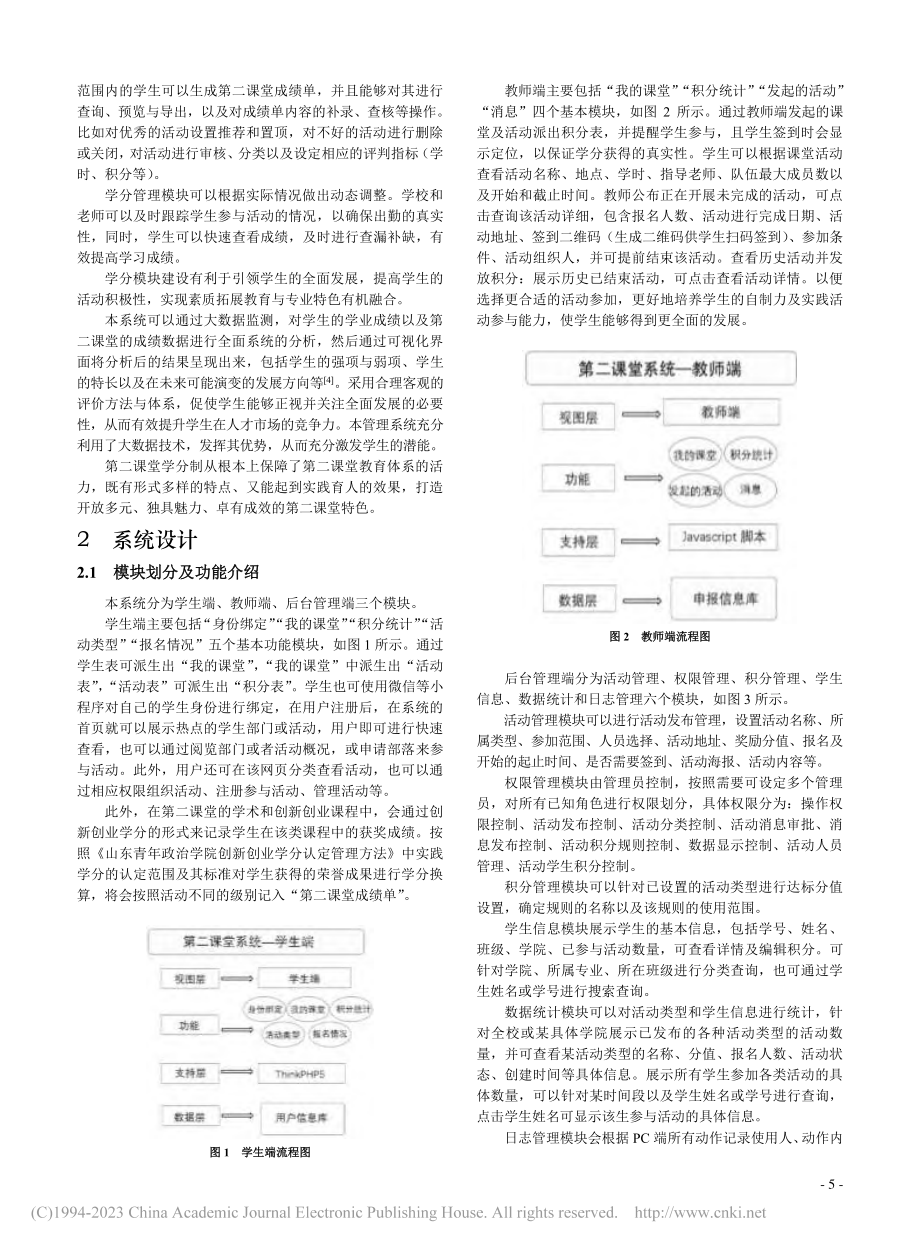 第二课堂活动体系管理系统的设计与开发_孔家伟.pdf_第2页