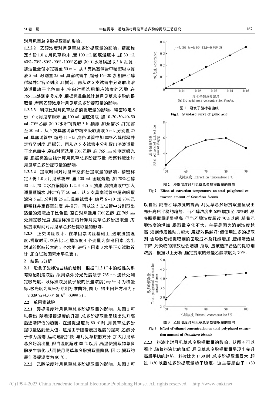 道地药材月见草总多酚的提取工艺研究_牛佳雯.pdf_第2页