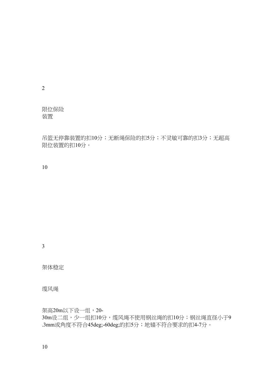 2023年物料提升机龙门架井字架安装验收表范文.docx_第2页