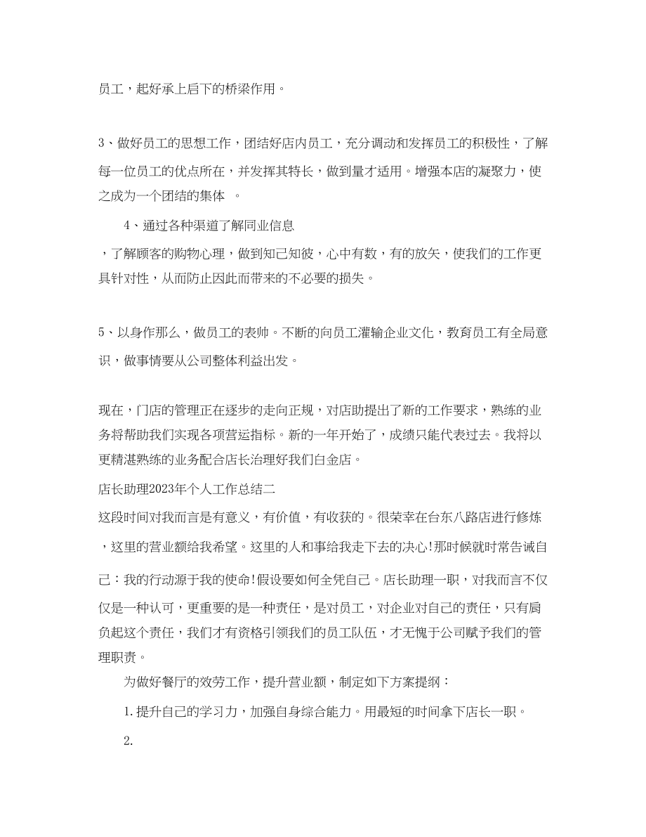 2023年店长助理个人工作总结3范文.docx_第2页