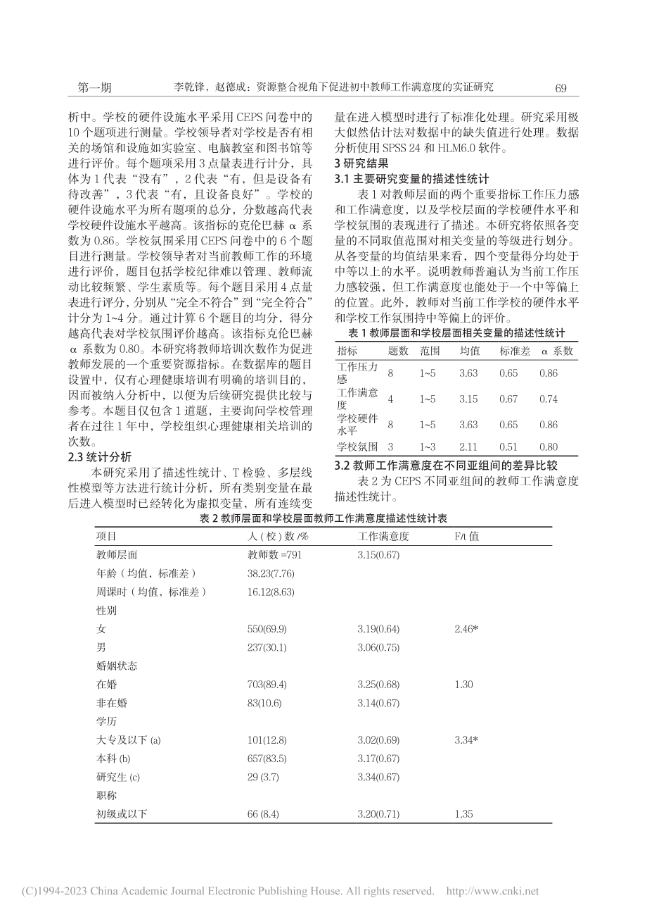 资源整合视角下促进初中教师...EPS数据的多水平因素分析_李乾锋.pdf_第3页