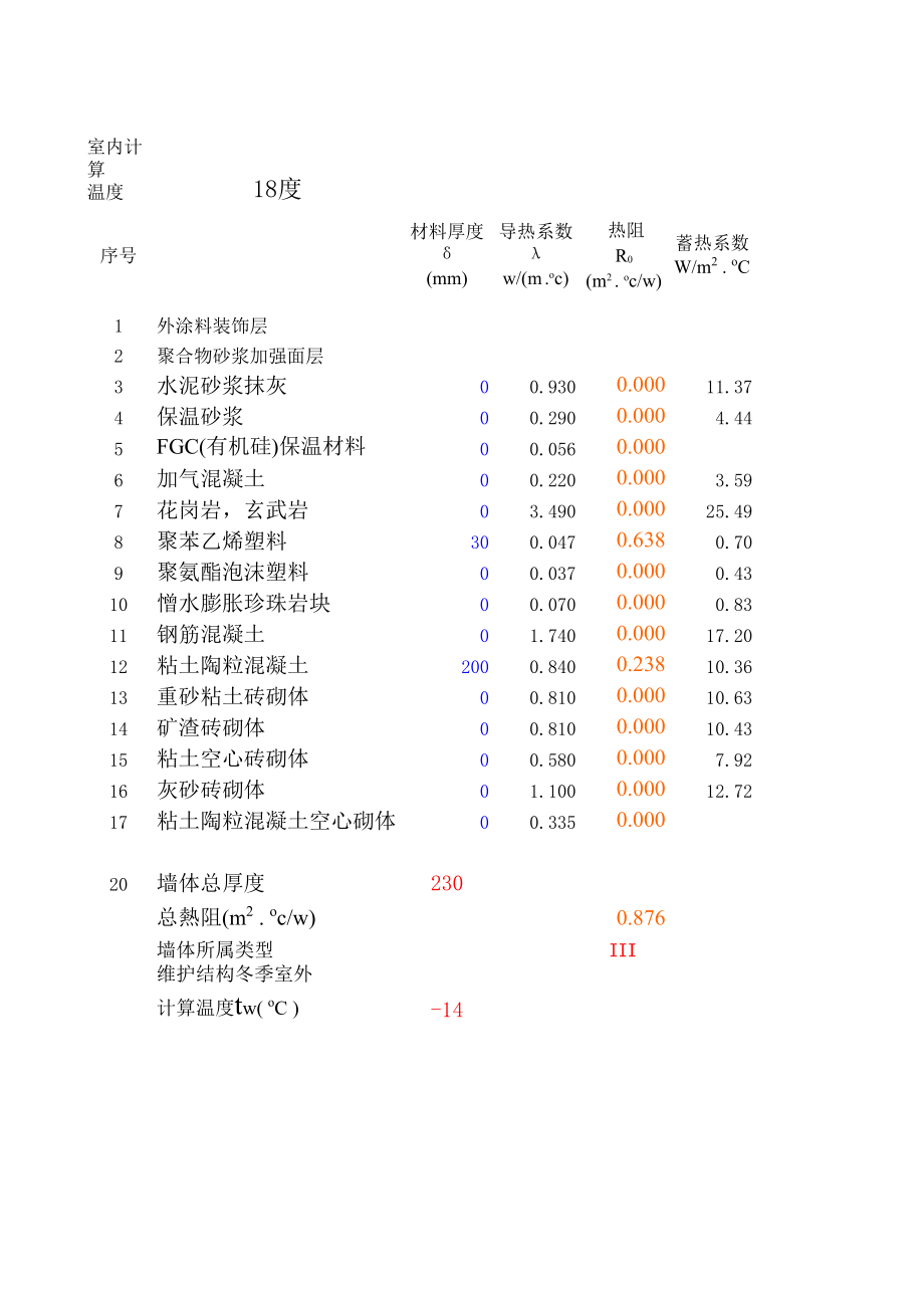 热负荷及散热器计算软件.xls_第1页