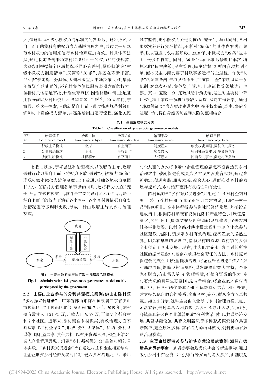 多元共治：多元主体参与基层治理的模式与探究_闫晓钢.pdf_第2页