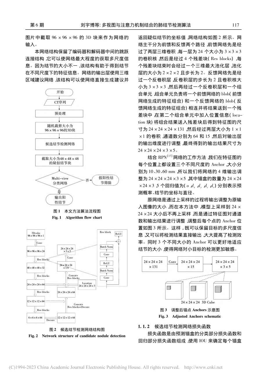 多视图与注意力机制结合的肺结节检测算法_刘宇博.pdf_第3页